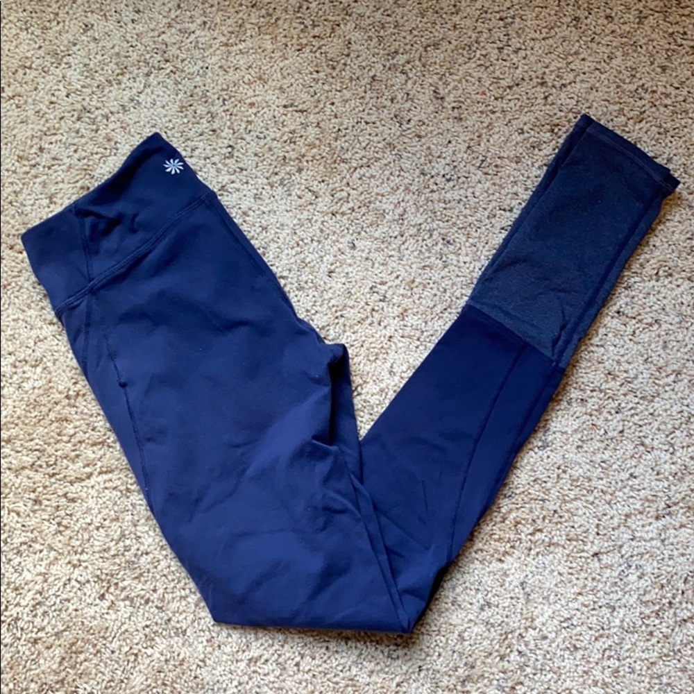 Blue Yoga Tights by Athleta